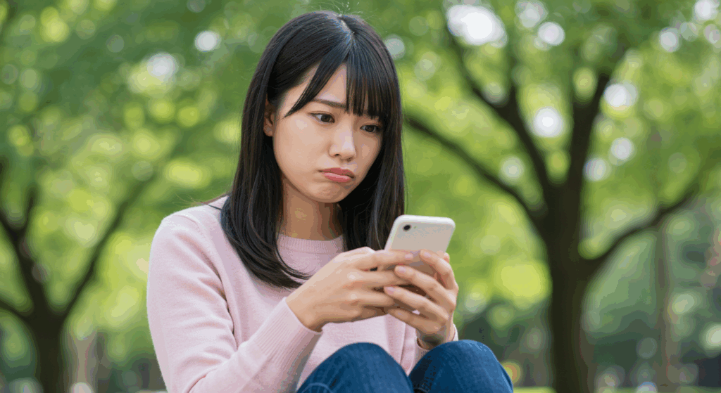 悩んでいる女性