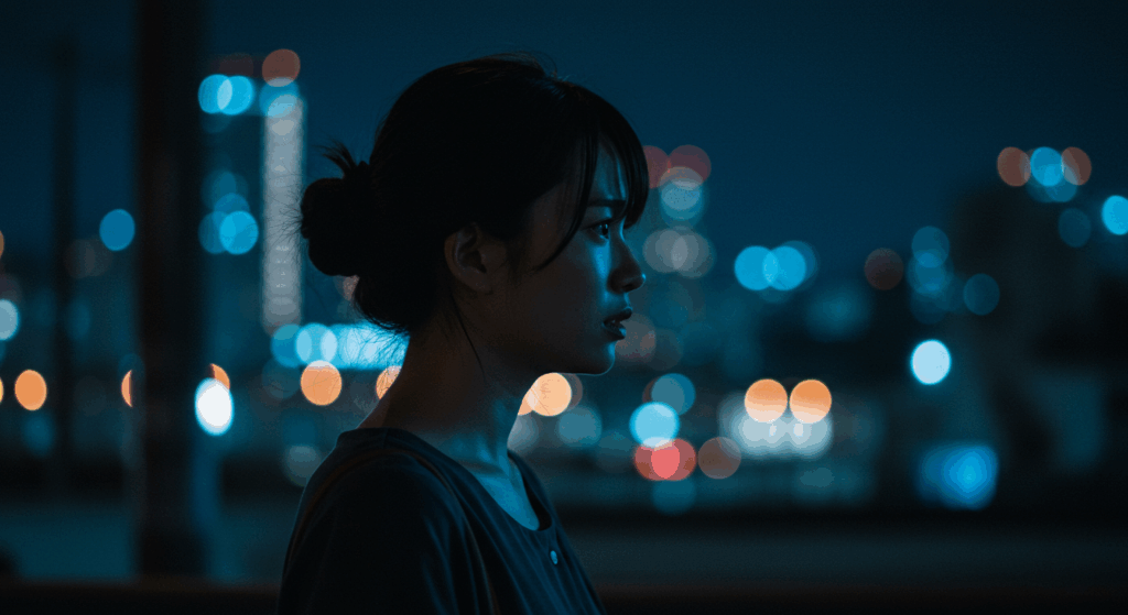 女性の横顔