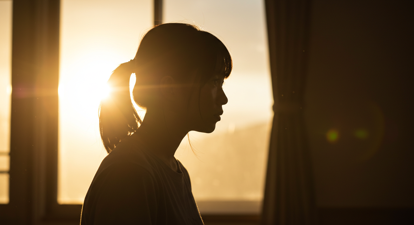 女性のシルエット
