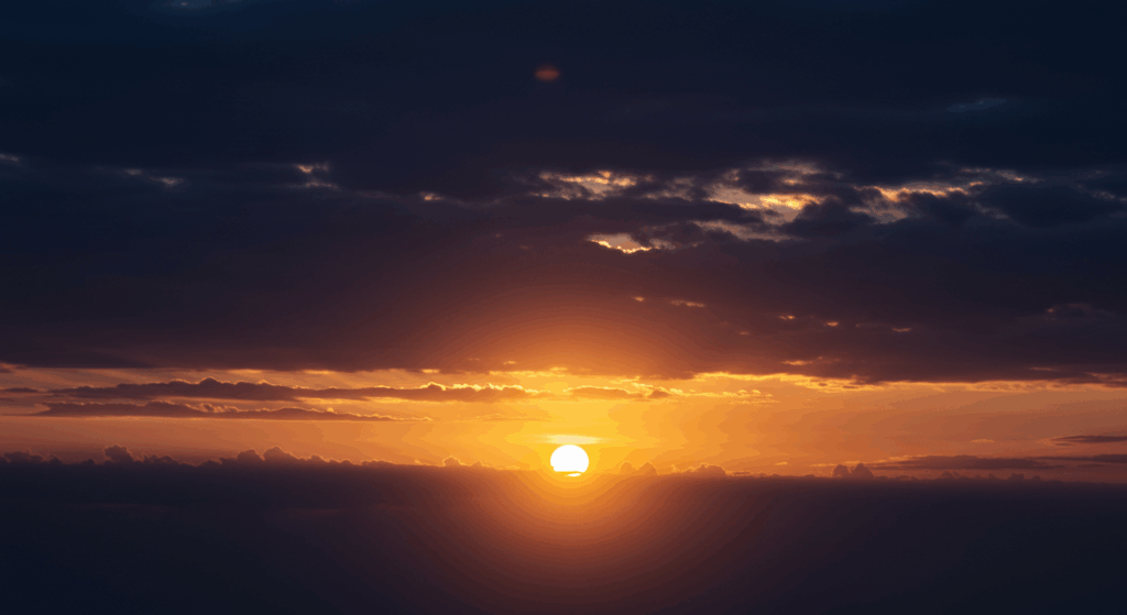 夜明けの空