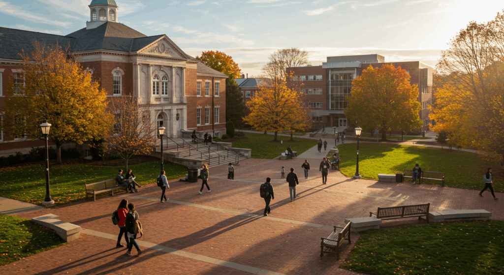 大学のキャンパス