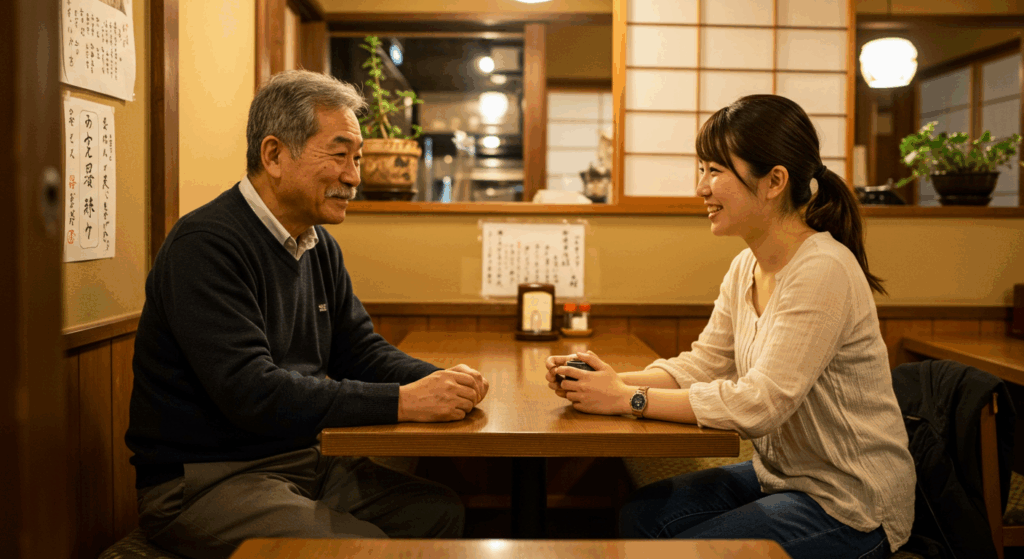 年上男性と年下女性