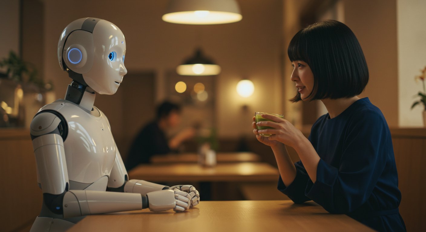 ロボットと女性