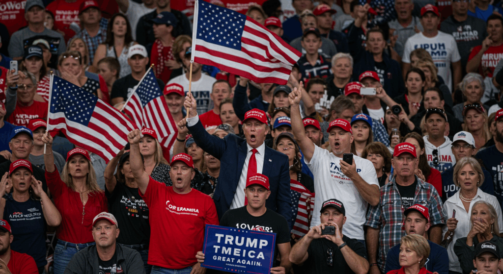 トランプを応援する人々