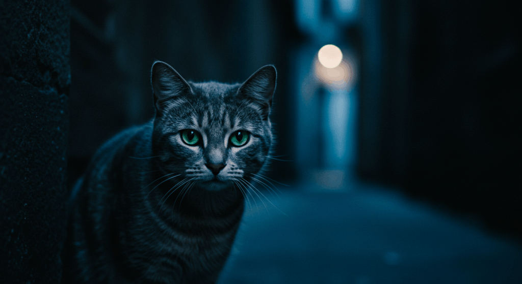 ミステリアスな猫