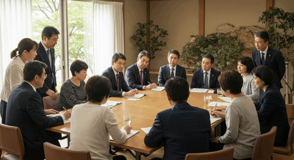 議会での話し合い