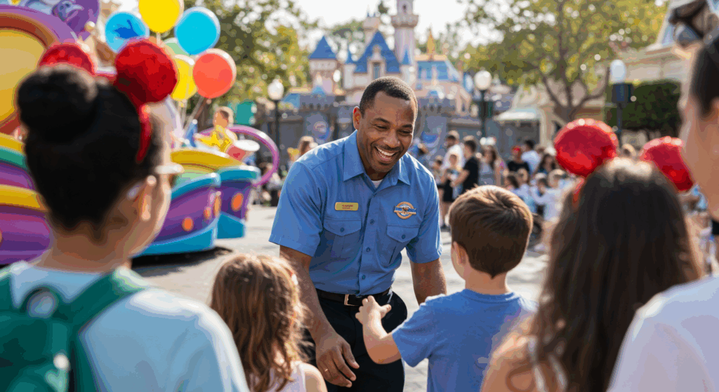 ディズニーランドのキャスト