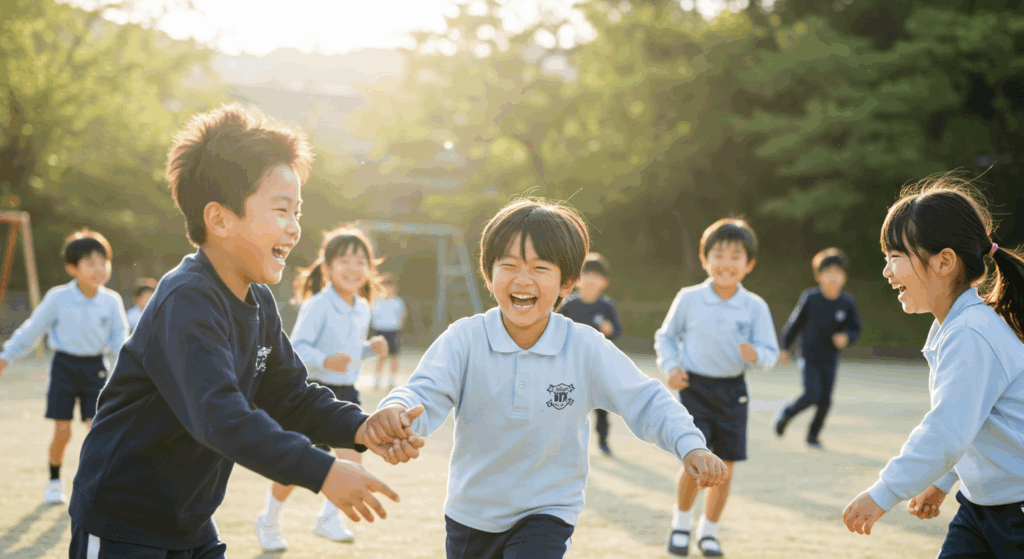 遊ぶ子供たち