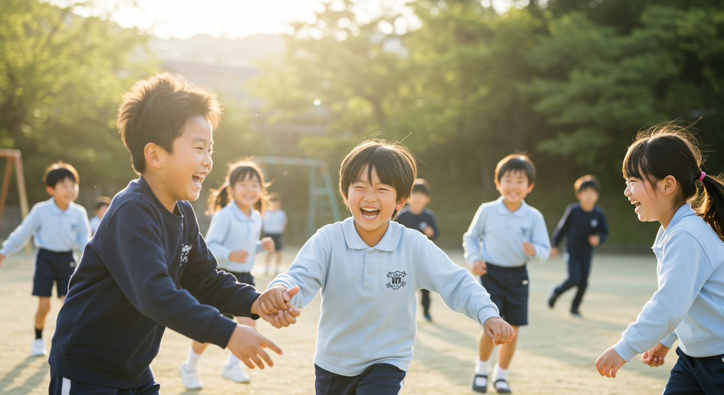 遊ぶ子供たち