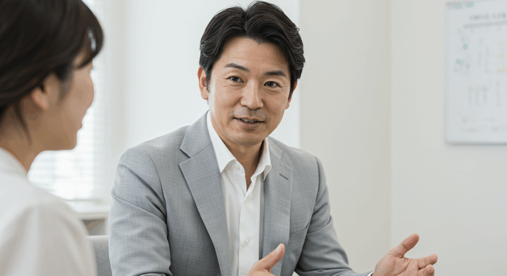 男性カウンセラー