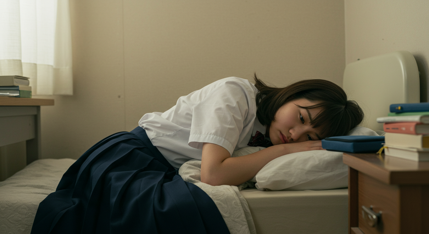 疲れている学生