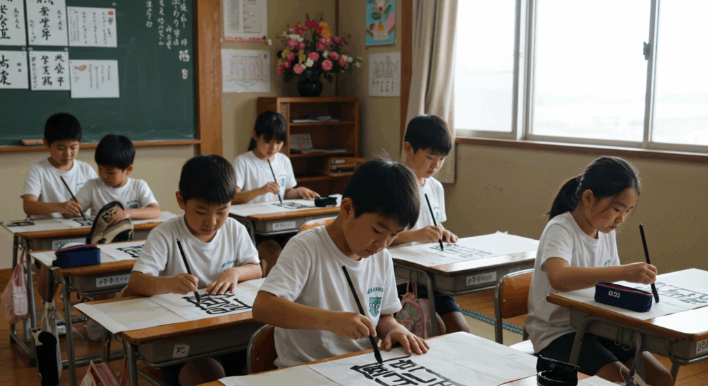 学校の子供たち