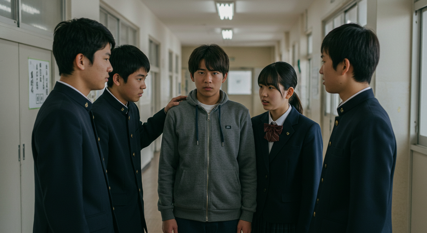 いじめている様子