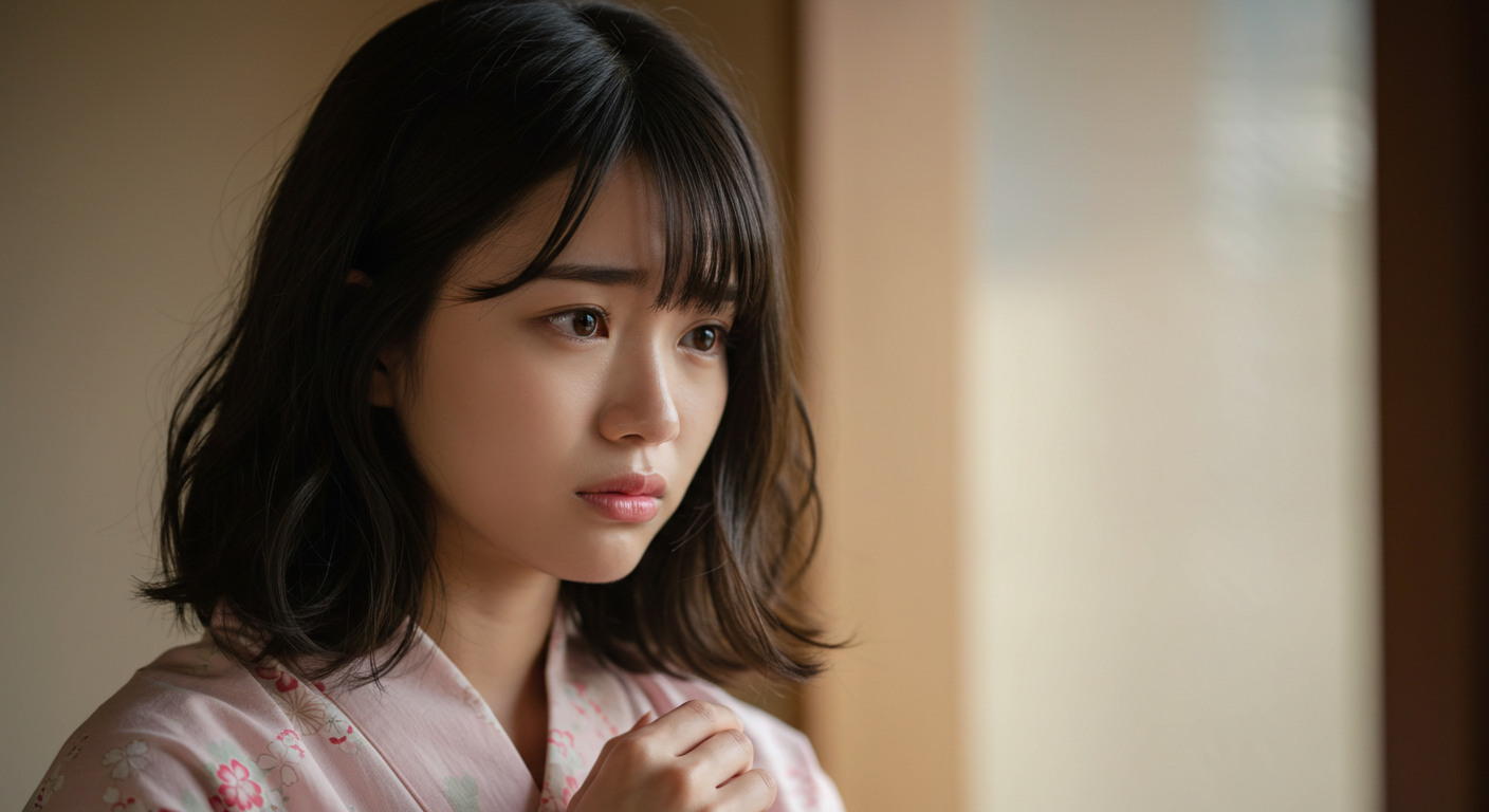 悩んでいる女性