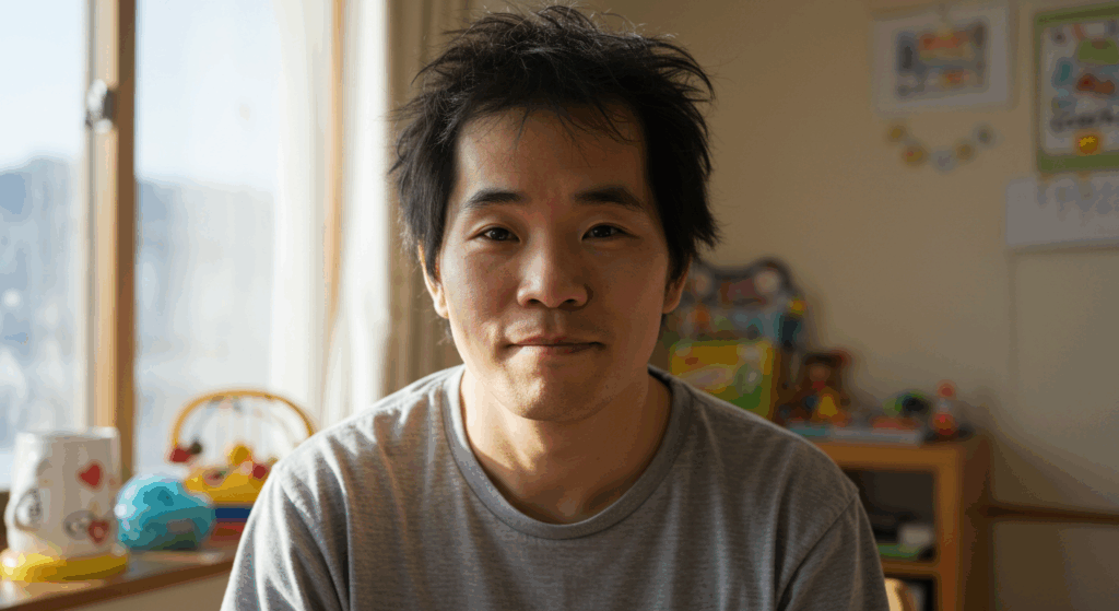 心神耗弱の男性