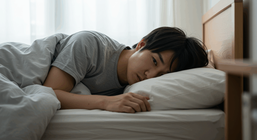 寝ている人