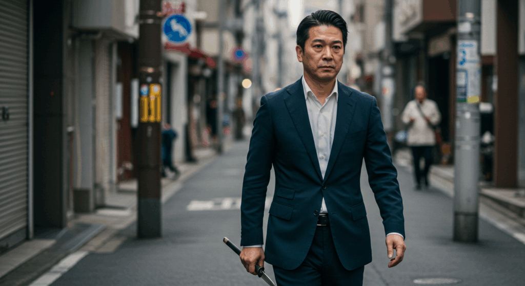 刃物を持った人