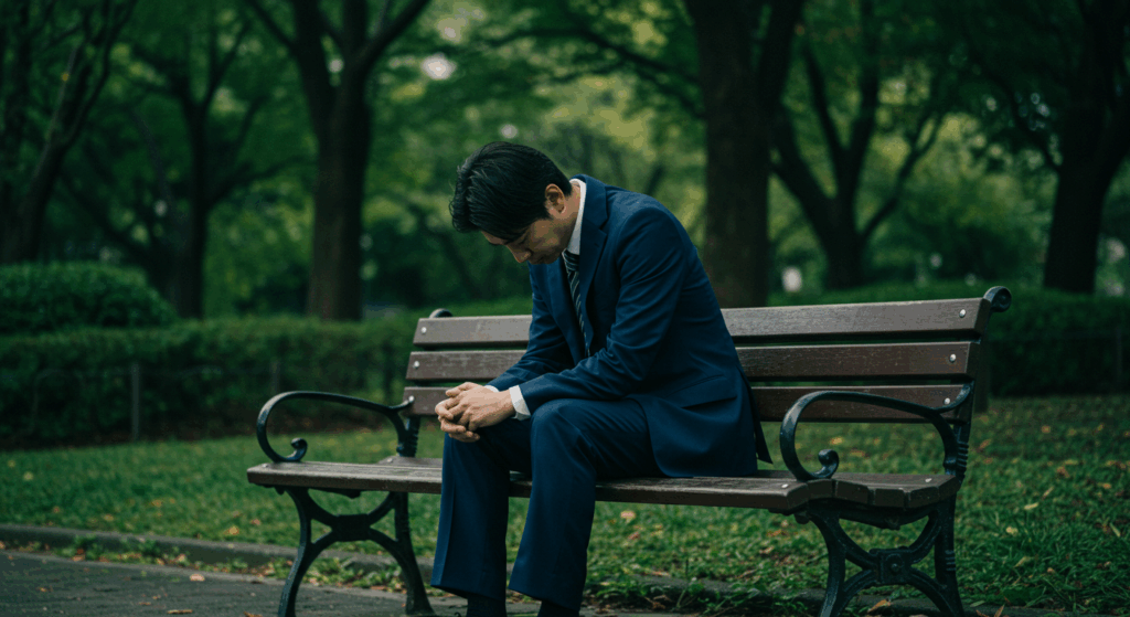 落ち込んでいる人