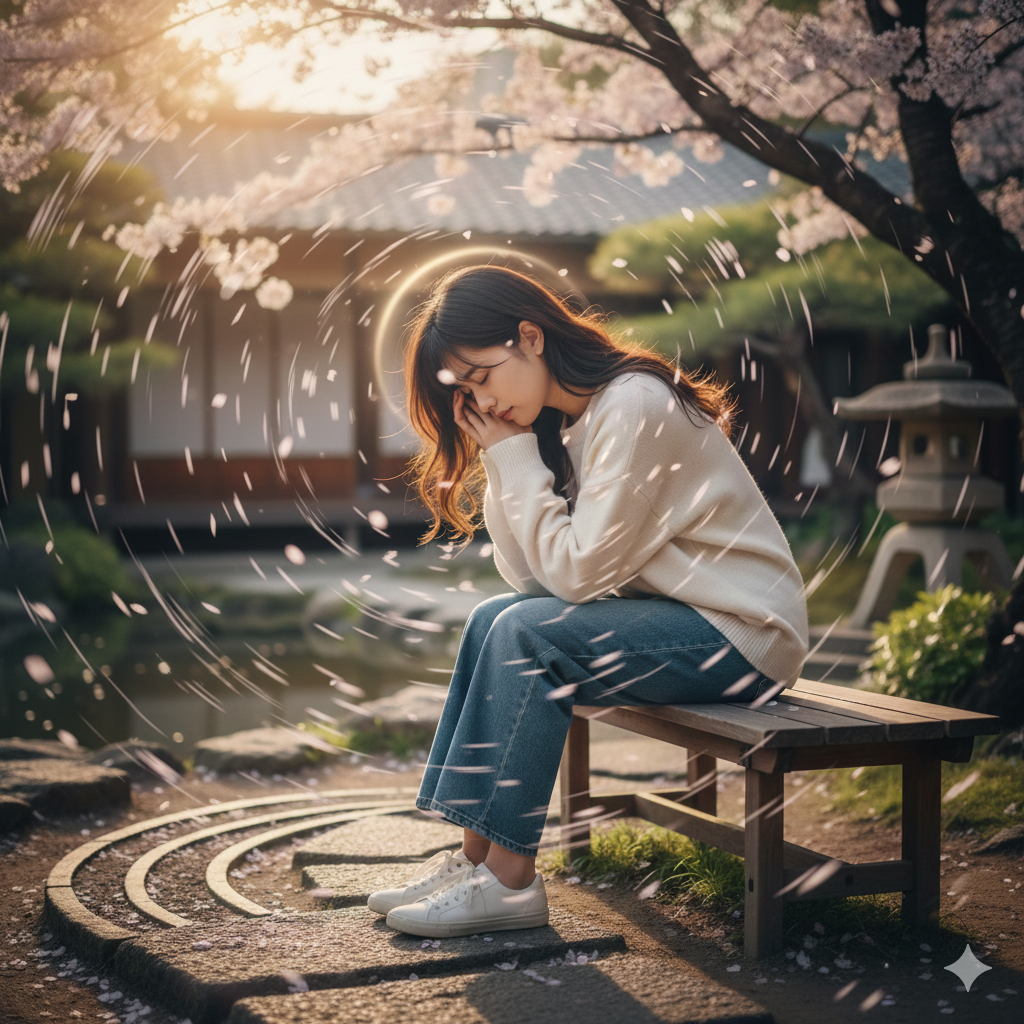 めまいがする女性