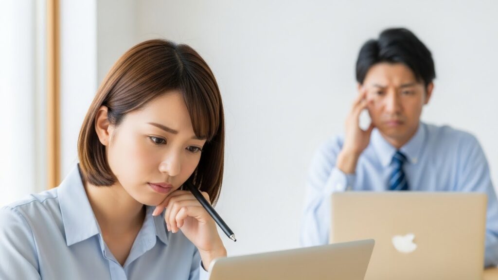 上司の不機嫌に悩まされる人