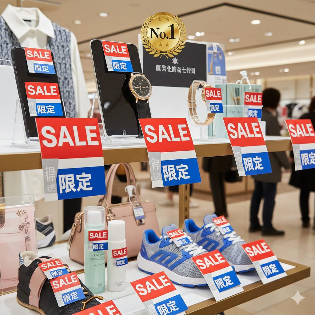 タグのついた商品