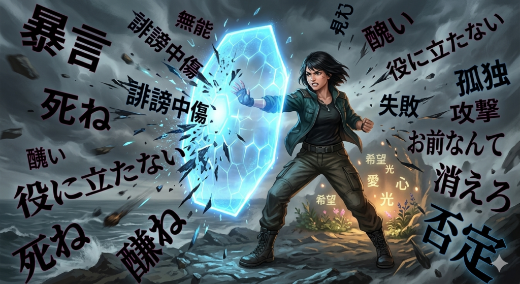 暴言から守る人