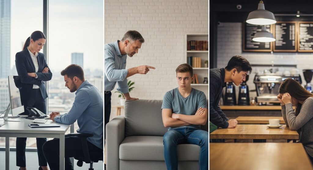 モラハラしている様子