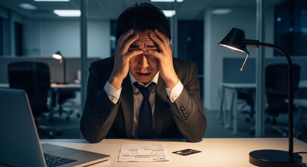 カードの明細を見て憂鬱になる人