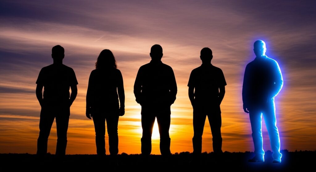 1人だけ違っている