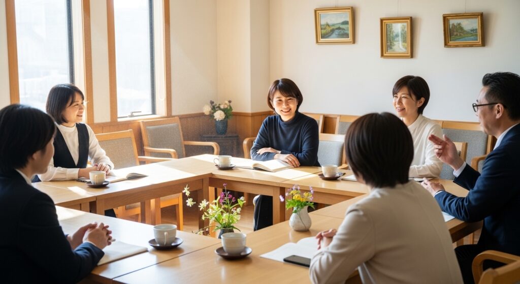 話し合いの様子