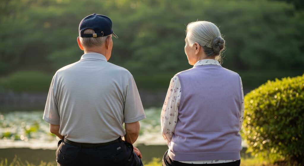 高齢者のカップル
