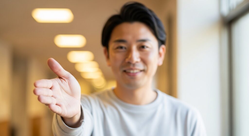 手を差し伸べる人