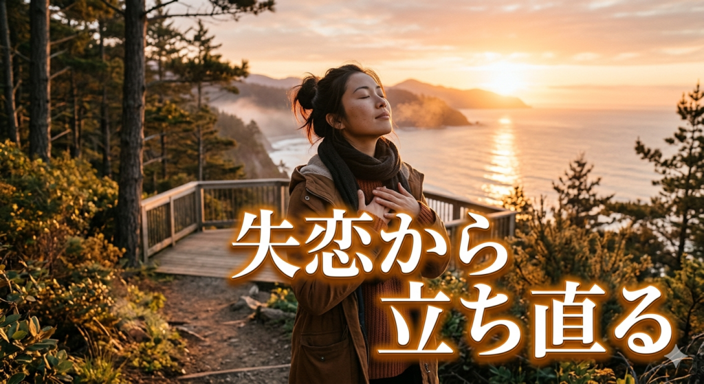 朝日をバックに前を向く人