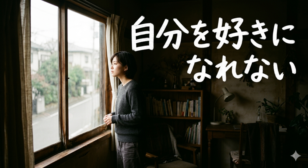 窓の外を見る女性