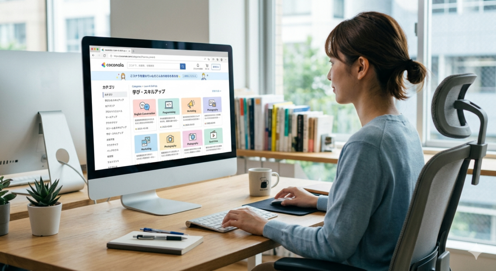 パソコンをする人