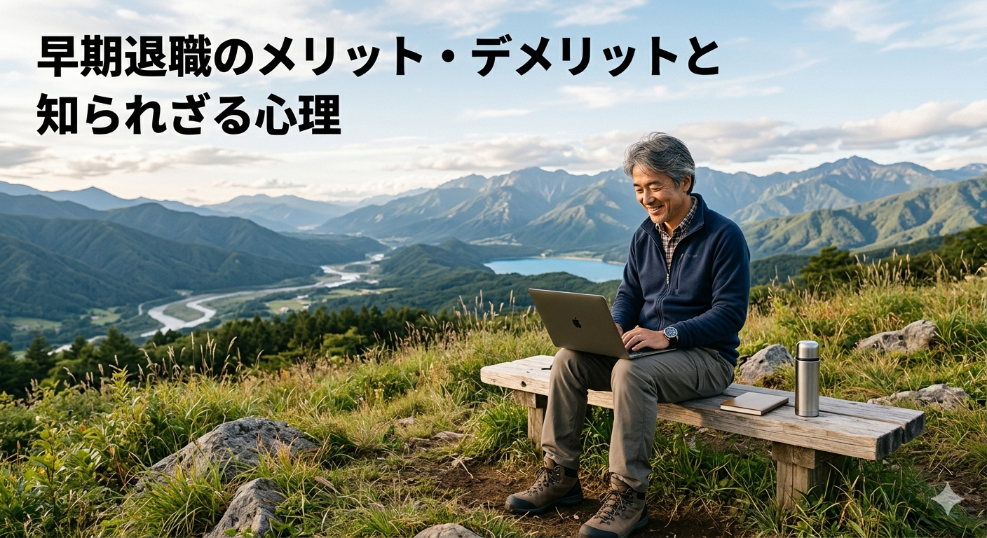 のんびりと仕事をする人