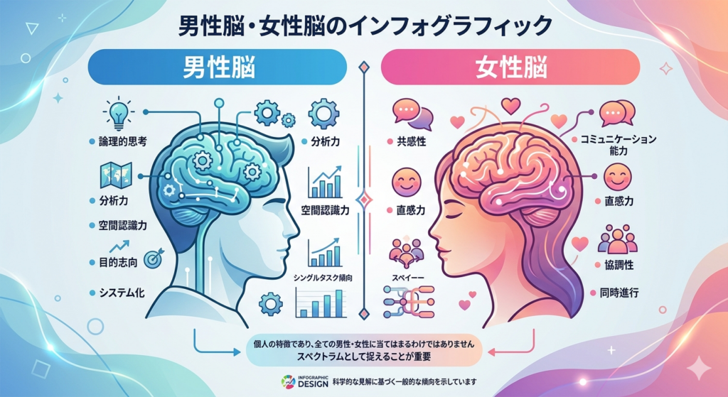 男性脳と女性脳