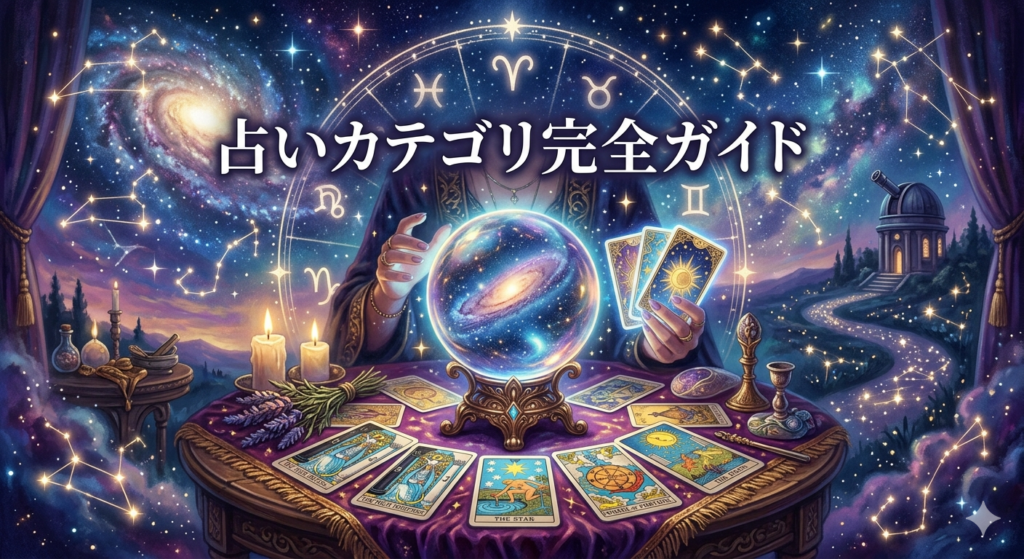 タロットカード・水晶玉・星座