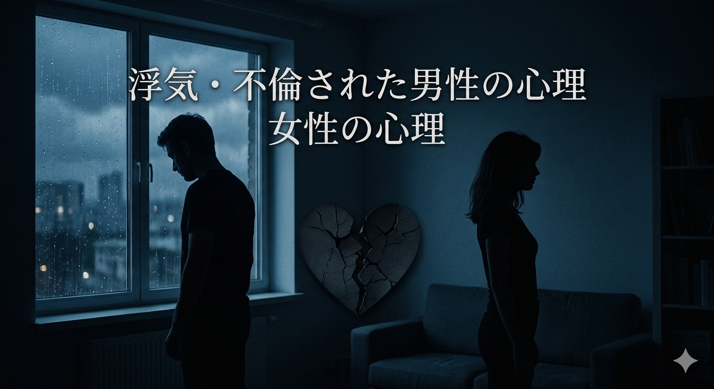 背中を向ける男女