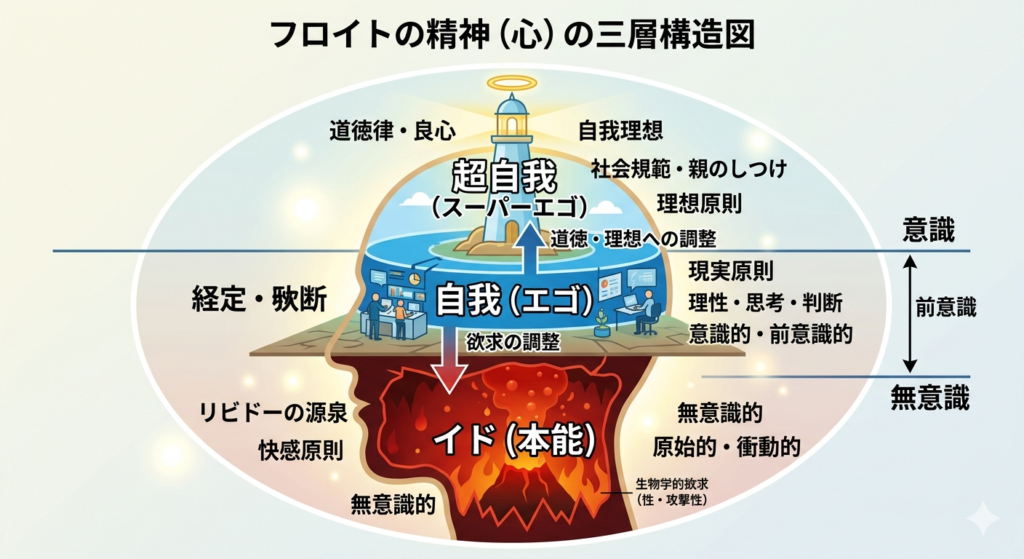 本能（イド）・自我・超自我
