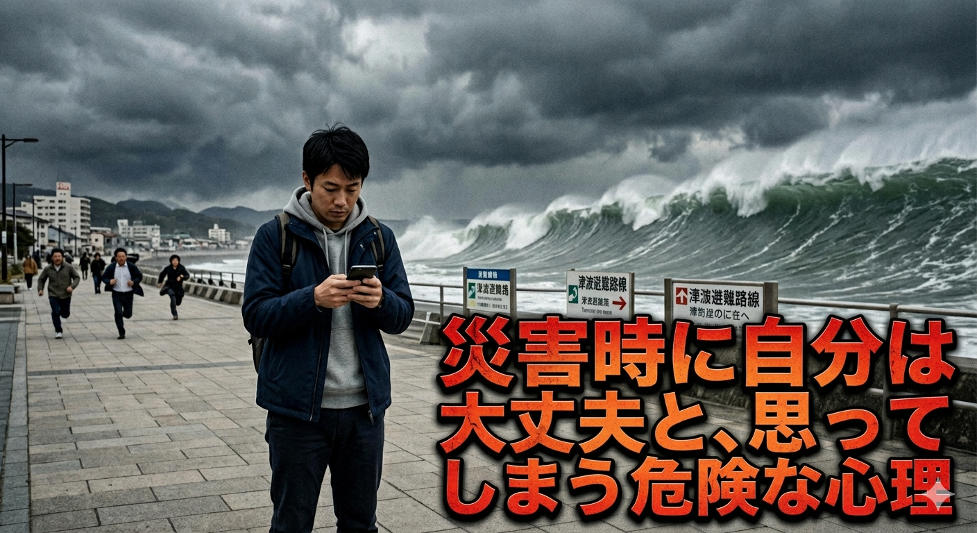 津波が迫っている