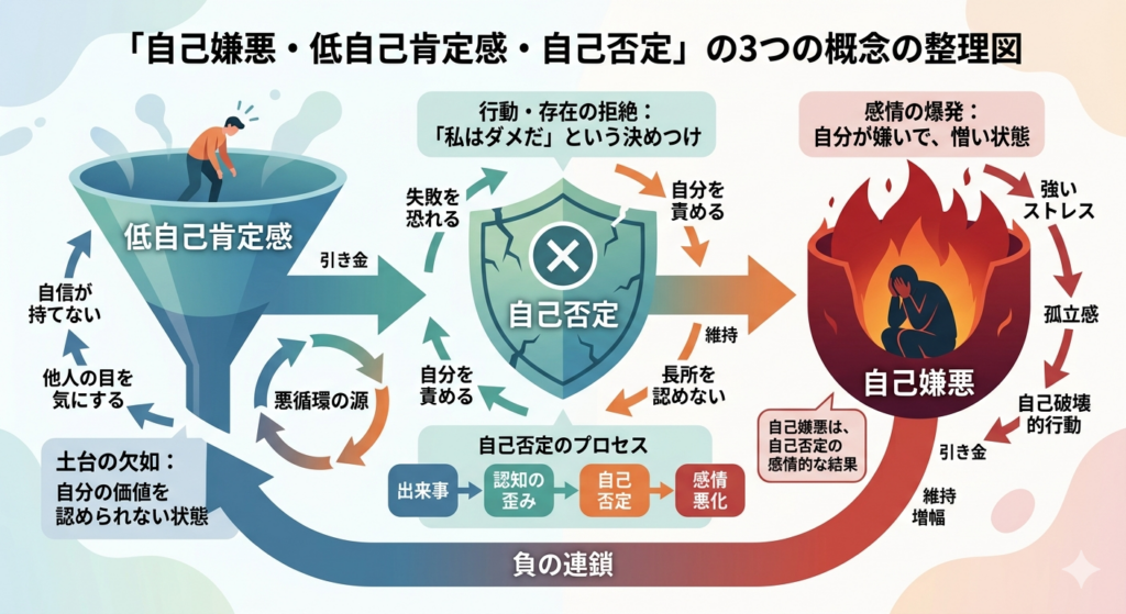 自己嫌悪の概念図