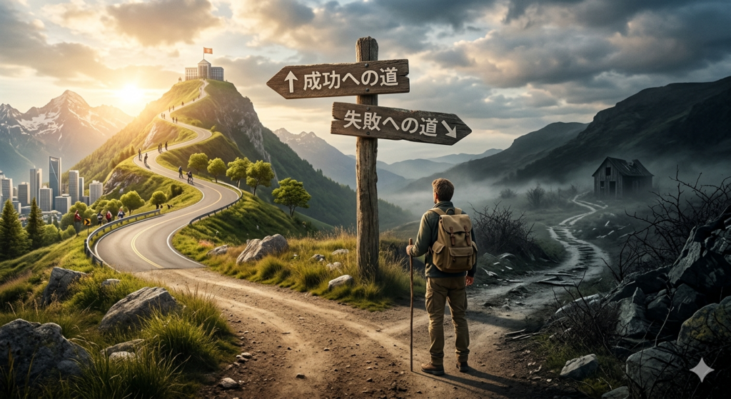 成功と失敗の道