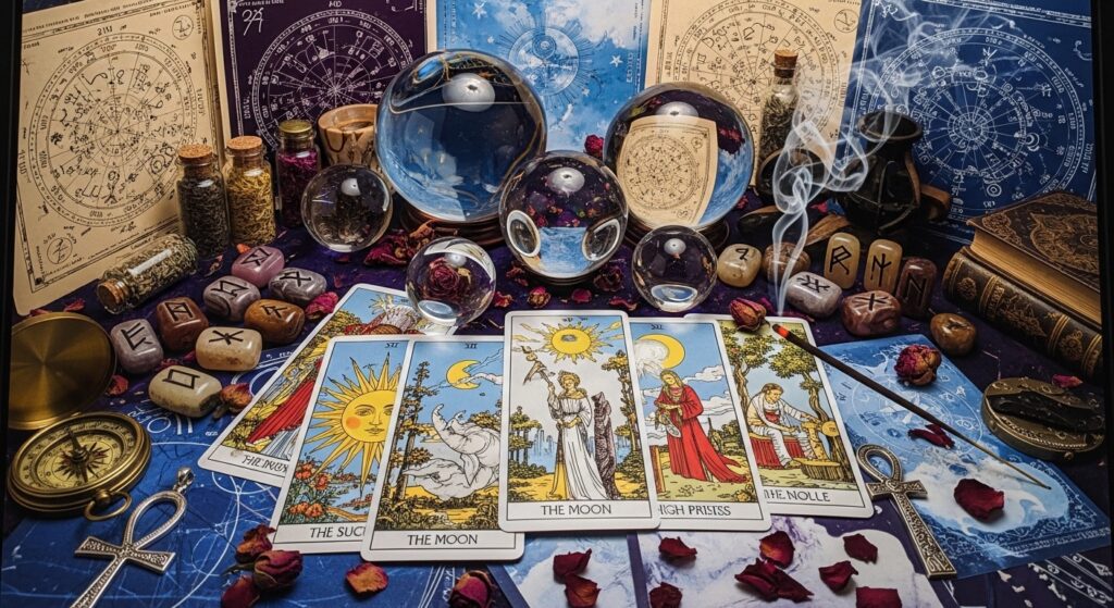 タロット・水晶