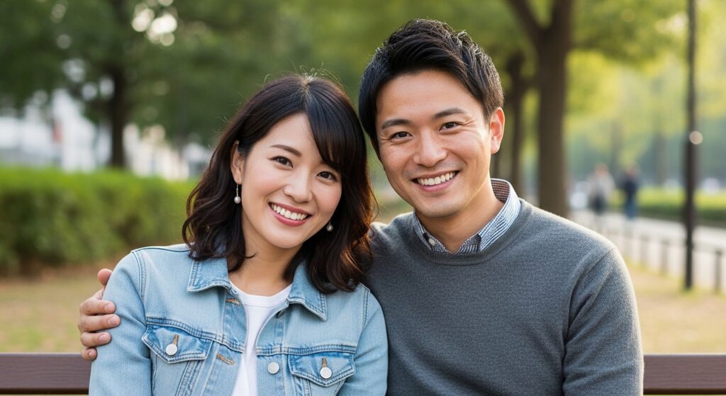 仲の良いカップル