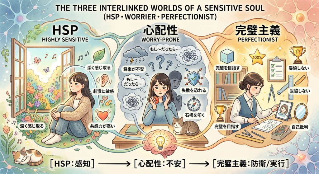 HSP・心配性・完璧主義