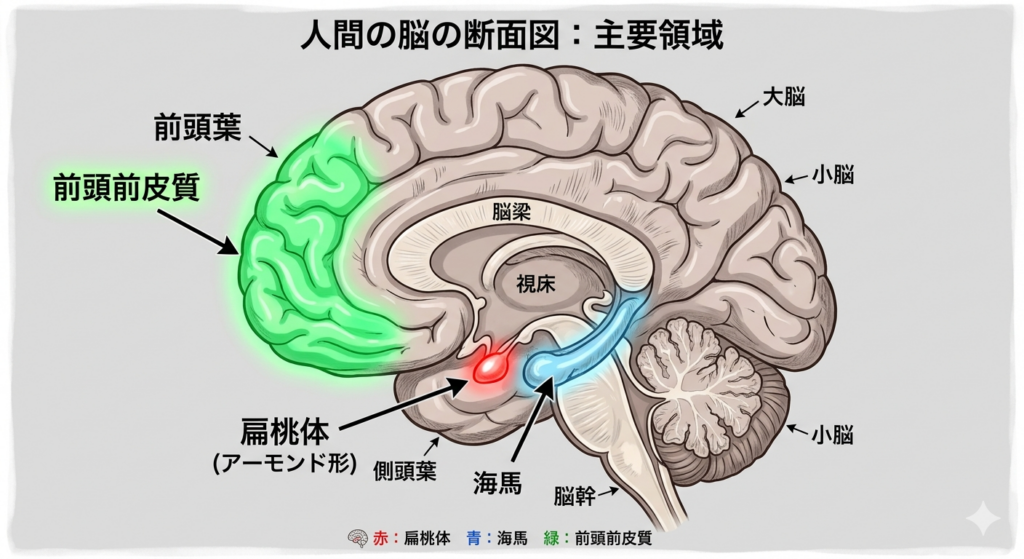 脳・偏桃体・海馬