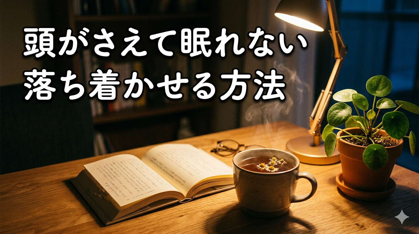 机に本とコーヒー