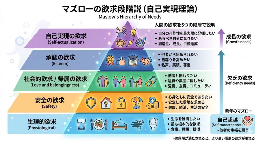 マズローの欲求段階説