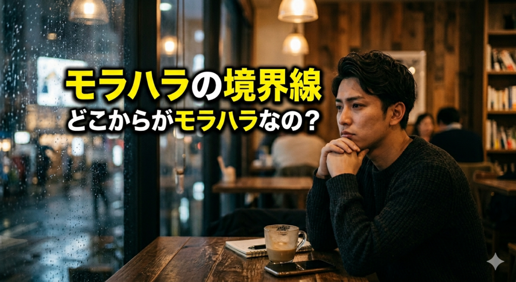 窓の外を見る男性